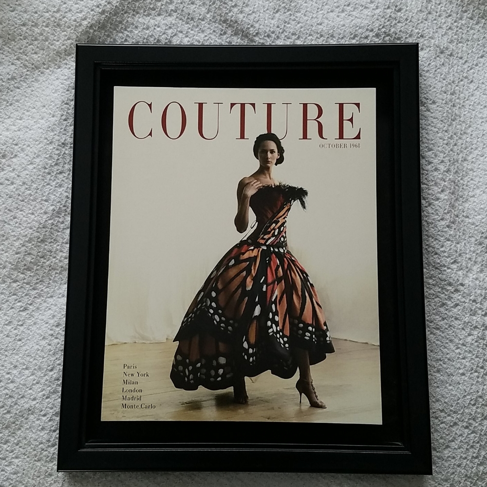 Framed Art - Couture October 1968 Cover